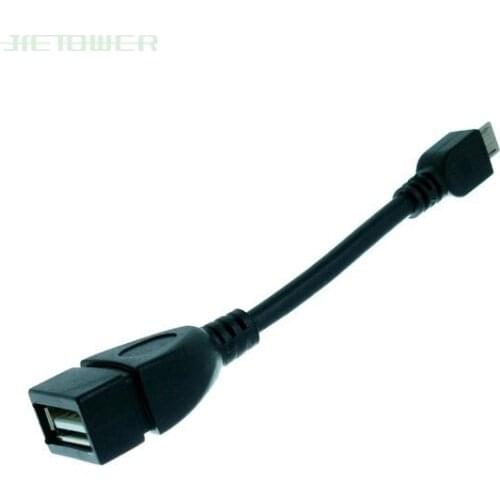 Micro Usb Male 5Pin to Female USB 2.0 A Converter Adapter Cable Cord M/F Black white 500pcs/lot