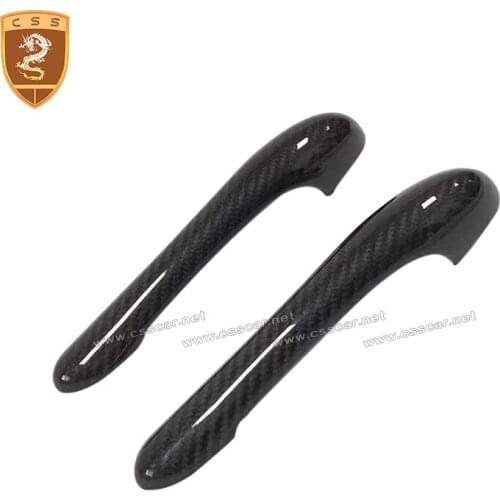 CSSYL Latest New Design Dry Carbon Fiber Universal Front Door Pull Handles For Maserati GT GTS GC Replacement Style door handles