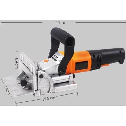 New 220V 760W Mastercraft Woodworking tenoning machine wood biscuit joiner Wooden slotting machine For docking board