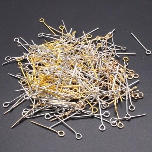 200pcs Eye Head Pins Stainless Steel Headpin For DIY Jewelry Accessorie