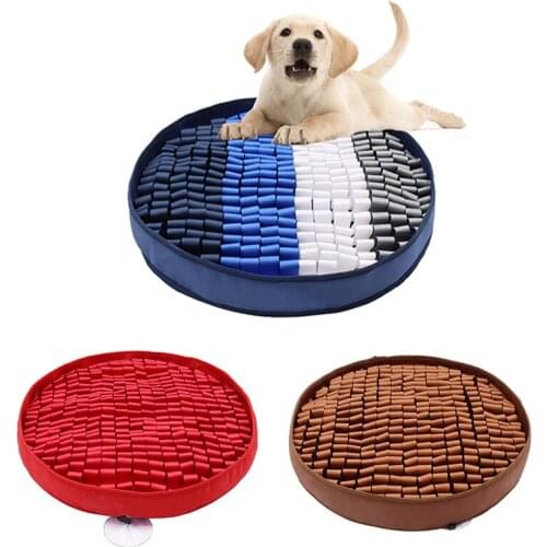 Dog Snuffle Mat Pet Puzzle Toys Anti Choking Slow Feeder Mat Pet Dog Training Games Feeding Food Intelligence Toy Pet Supplies