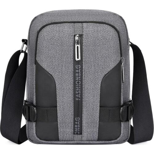 Mens Oxford Shoulder Bag Bag Casual Large Capacity Multi-pocket Handbag Messenger Bag Male Sac Crossbody Bags