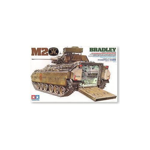 TAMIYA 1/35 scale models 35132 M2 Bradley Infantry Combat (including crew compartment internal structure)