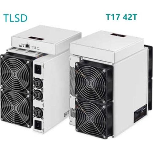 TLSD Used Antminer T17 42T Bitcoin Mining Machine with Power Supply