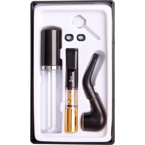 Three-piece Cleaning Cycle Healthy Filter Cigarette Holder with Small Pipe Smoking Accessories Regalos Para Hombre Originales