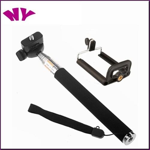 Extendable Handheld Selfie Stick Monopod + Mount Adapter For Xiaomi iPhone 5s 6 6s Plus 7 Samsung S8 S8+ S7 S6 Note 5 4
