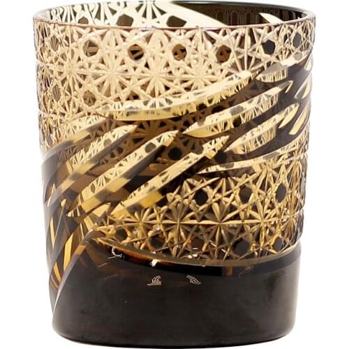 Japanese Old Fashioned Whiskey Glass Sake Cup Premium Crystal Cocktail Glass Rocks Glass Tumbler