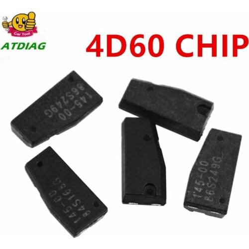 5pcs/lot 4D60 80 Bits Blank Ceremic Chip TP06 Auto Carbon Car Key Transponder Chip ID60 80Bit for fo-rd for Nis-san for To-yota