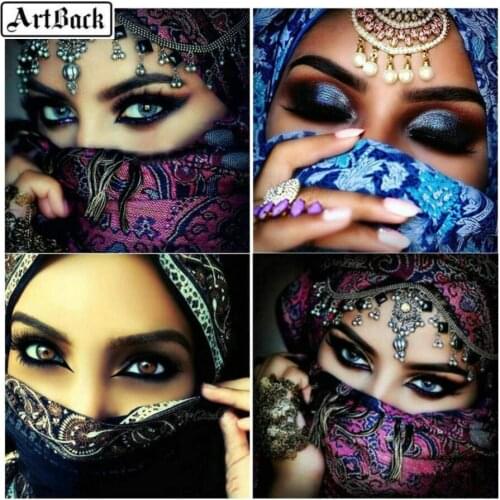 5d diy diamond painting 4 kinds of women pictures 3D full square round drill rhinestone mosaic embroidery home decoration gift