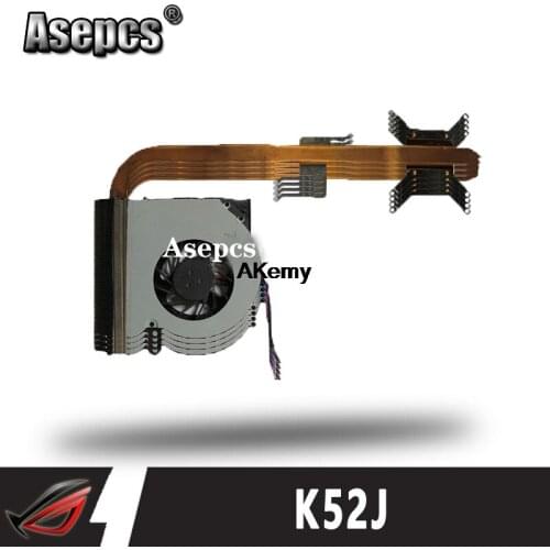 Akemy Original For Asus laptop heatsink cooling fan cpu coolerK52 K52F A52F X52F P52F k52J P52J A52J X52J K52D X52D CPU heatsink