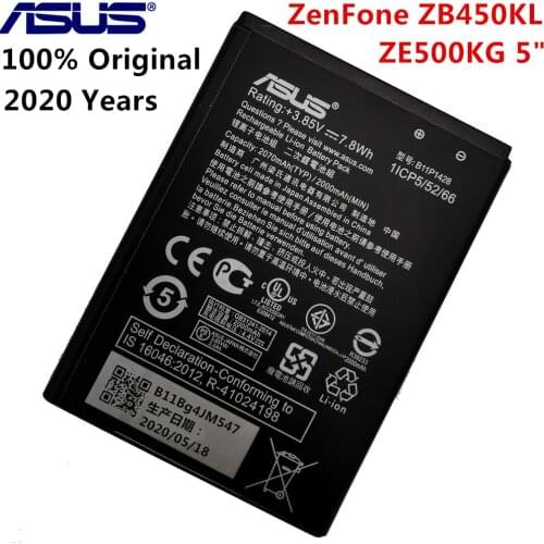 2020 Years 100% Original ASUS High Capacity B11P1428 Phone Battery For ASUS ZenFone ZB450KL ZB452KG 2000mAh