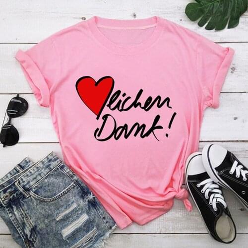 Thanks Harajuku T Shirt Women Short Sleeve O Neck Loose Tshirt 2021 Summer Tee Tops Short Sleeve Female TX20012