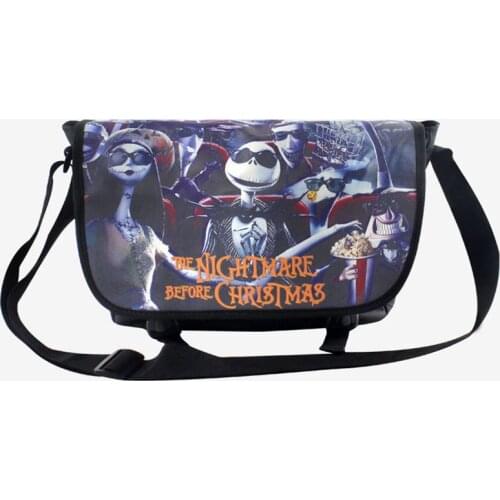 New Goods: The Nightmare Before Christmas Student Aslant/Crossbody/Messenger/School/Shoulder Bag/Satchel