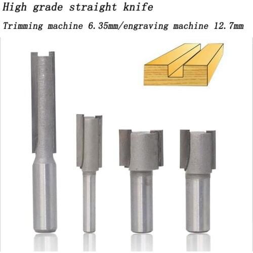 Single and double edge straight cutter, woodworking milling cutter, trimming machine, slotting trimming cutter, bakelite engravi