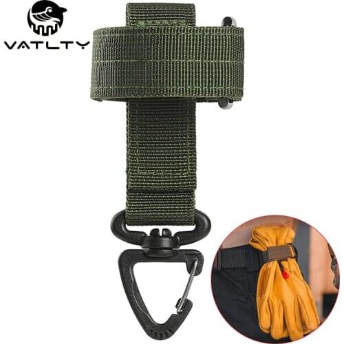 Official Authentic Glove Storage Buckle 600D Tough Nylon Climbing Rope Storage Buckle Tactical Equipment Military Accessories