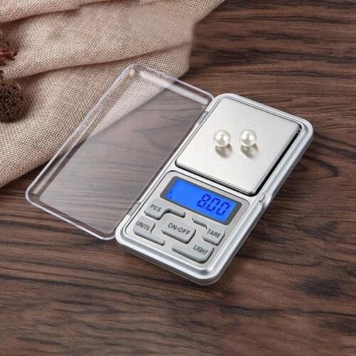 Portable Mini Digital Scale 100g/200g/300g/500g LCD Display Electronic Weight Scale Battery Power Balance Kitchen Sacle