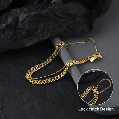 S925 Silver Bracelet for Women Korea Simple Geometry Multi Layer Chain Design Bracelet Jewelry Wholesale