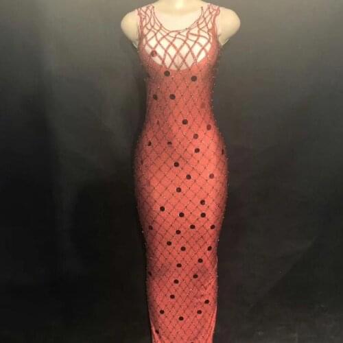 Sexy Split Jumpsuit Jazz Dance Bodysuit Stage Wear Womens Celebrate Female Singer Crystals Costume Outfit Model Car DressDJ249