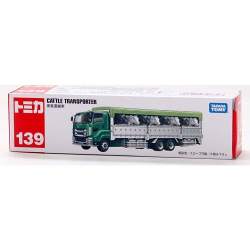 Takara Tomy Tomica Long Type NO#139 Cattle Transporter Truck Metal Diecast Vehicle Model Car New