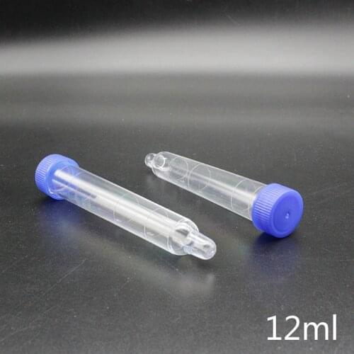 200pcs 12ml urine sediment tube screw mouth urine sediment tube with cover urine cup physical examination urine storage tube