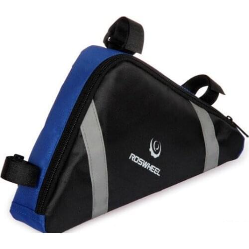 Bicycle Bag Mountain Outdoors Cycling Triangle With Reflective Article PVC Appearance Simple Practical Cycling Pouch