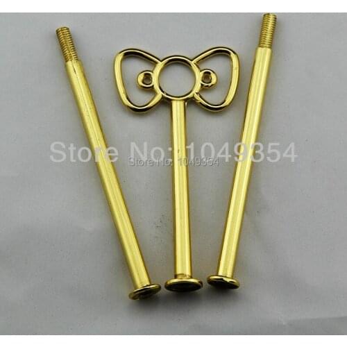 1 pcs Wedding 3 Tier Cake Center Stand Bow Handle Rod fittings home decor baking tools for cakes