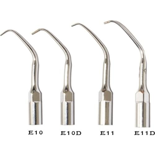 2pcs E10D Dental Ultrasonic Scaler Scaling Tips fit EMS Woodpecker UDS Handpiece Tip Tools