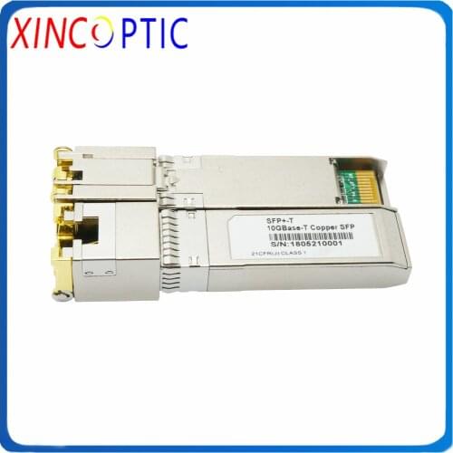 5Pcs SFP+ 10GBASE-T RJ45 Transceiver,10Gb SFP Copper RJ45 Module SFP+-T 10GBase-T Copper SFP 30M For Huawei Mikrotik IBM HP