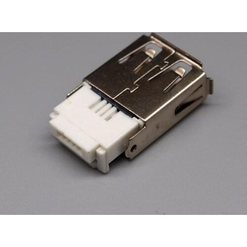 50PCS DIY USB A Female socket Press cable Solderless Computer Data Interface