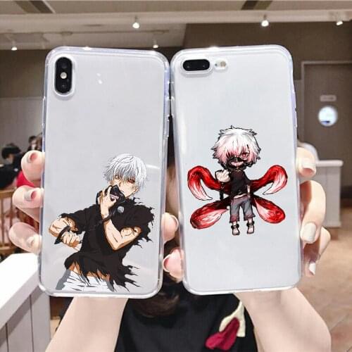 Tokyo Ghoul Kaneki Ken Anime Phone Case For Samsung Galaxy A 3 5 7 8 10 20 21 30 40 50 51 70 71 E S 2016 2018 4G transparent