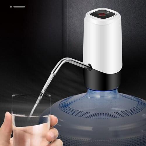 Electric Automatic Water Pump Convenient Intelligent Water Pump Smart Water Pump Black ABS Material 12.6cm X 6.5cm, 1 Piece