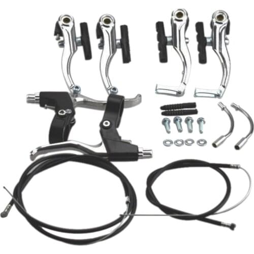 Mountain Bike V Brake Kit Handle Bar Aluminum Road Bike V Brakes for Cycling Bike Accessories