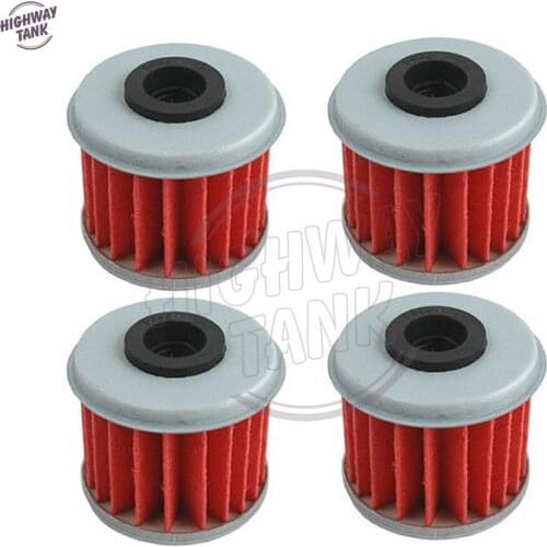 4 Pcs Motorcycle Engine Oil Filters case for Honda CRF150R CRF250R CRF250X CRF450R CRF450X CRF450R Husqvarna TC250 TE250 TE310