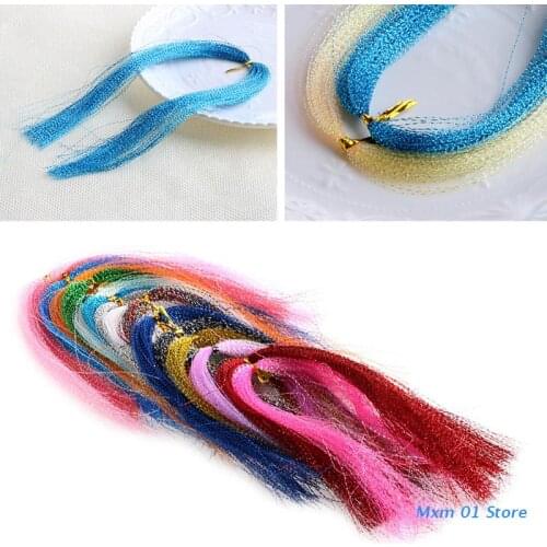 100Pcs/Bag Crystal Flash Fly Tying Material Fishing Lure Tying Making DIY Craft