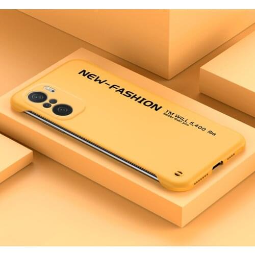 Fashion Frameless Ultra Slim Case For Xiaomi POCO F3 Case Matte Hard Plastic Thin Back Cover For Pocophone F3 K40 Pro