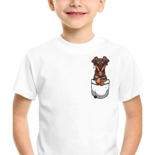 Perros Mascota De Bolsillo Imprime Camisetas Nueva Ropa DeY De Manga Corta Camiseta Encantadora Camiseta De Dibujos Animados