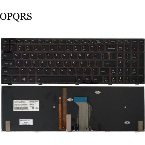 NEW US Laptop Keyboard For Lenovo Y590 Y500 Y510P US Laptop Keyboard With Frame Blacklight