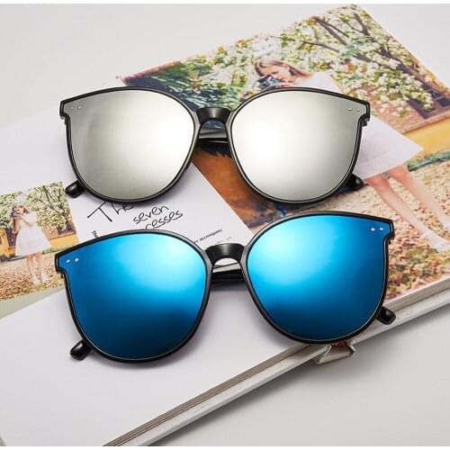 New Rice nail Sunglasses Cat Eye Women Men Sun Glasses Plastic Frame Clear Lens Eyewear UV400 Shade Fashion Driving Eyeglasses