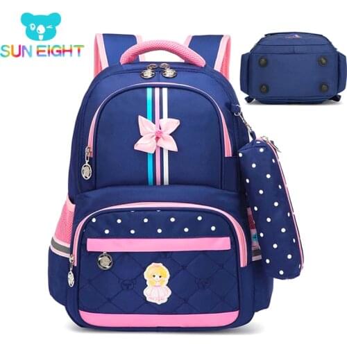 Hot 1-3 Grade Girls School Bag School bags For Girls Children Backpacks Girl School Backpack Kids Bag Cross Bow Mochila Infantil