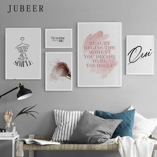 Nordic Style Simple Poster Minimalist Wall Art Poster and Prints for Living Room Line Text Canvas Painting Home Decor
