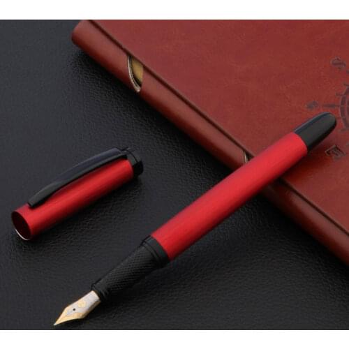 Office Elegant golden piece Trim Black and gold stripes Fountain Pen