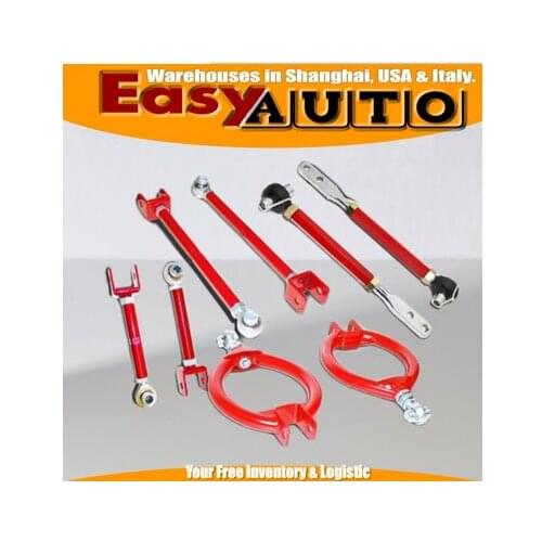 Suspension Control Arm Kit Camber Traction Tension Toe Arm fit for Niss@an240SX S13