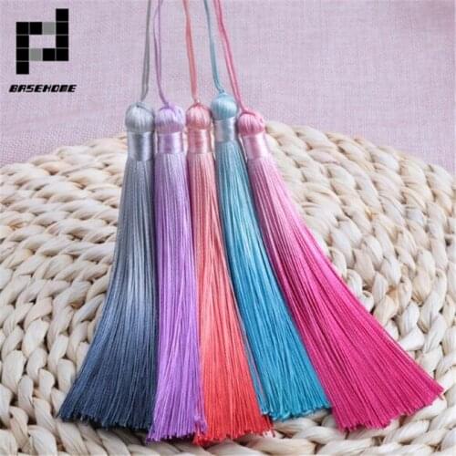 2pcs/lot Gradient Color Silk Tassel Thread Tassel For DIY Charms Pendant Necklace Earrings Findings Jewelry Making