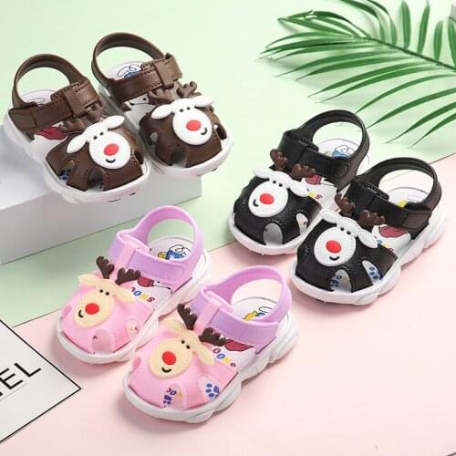 Childrens slippers summer non-slip baby sandals and slippers childrens hole shoes boys and girls beach children toddler shoes