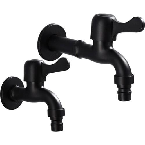 Washing Machine Faucet Single Cold Wall Mounted Bibcock Outdoor Garden Faucet Mop Pool Tap 304 Stainless Steel Small Faucet