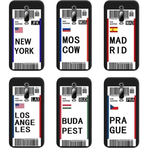World Country Label Air Tickets Phone Case For Redmi 9A 9 8A 7 6 6A Note 9 8 8T Pro Max K20 K30 Pro