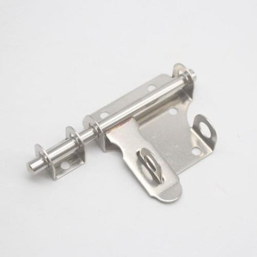 1pcs heavy-duty door latches with locks security door latches Stainless steel left and right latches security door latches