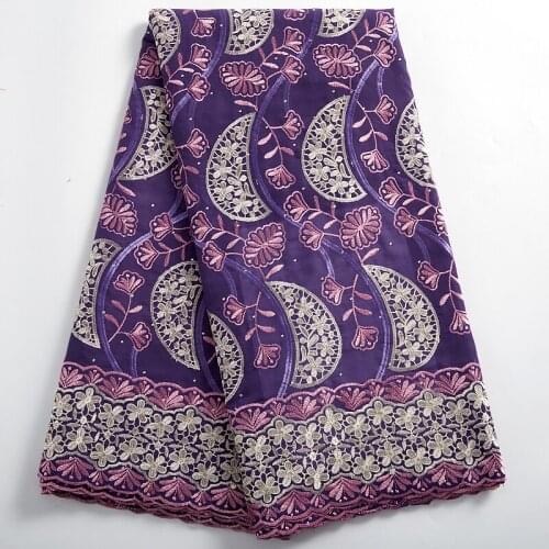 Zhenguiru High Quality African Lace Fabric 2021 New Cotton Lace Fabric Dubai Swiss Voile Nigerian Wedding For Women Dress A 2395