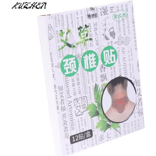 12Pcs New Cervical Plaster Sticker Wormwood Extract Neck Shoulder Body Joint Ache Pain Relieving Arthritis Patch
