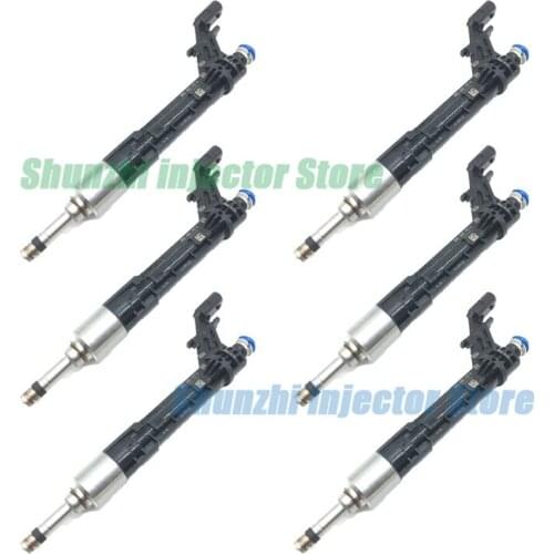 6pcs Fuel Injector Fits for AUDI Q5 FY SQ5 3.0 TFSI Fuel Injector Set 0261500268 06M906036K 260kw CWGD 2017
